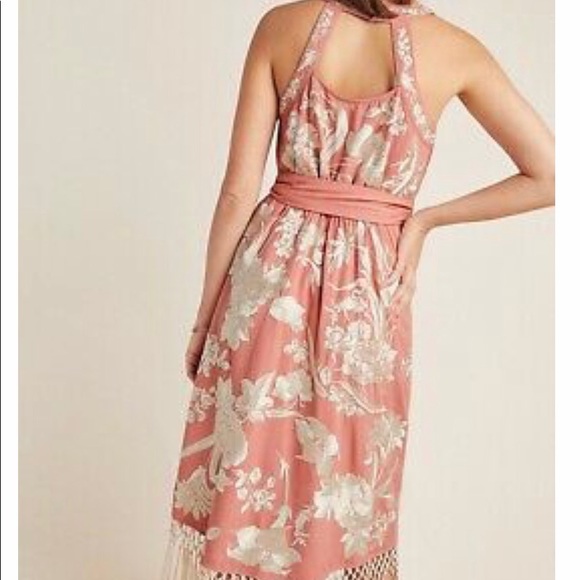 Anthropologie Lucille embroidered fringe dress - Picture 5 of 7
